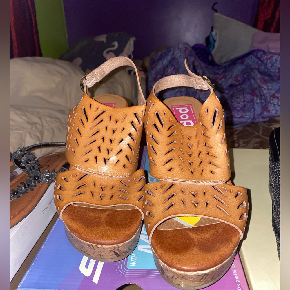 Brown sandals